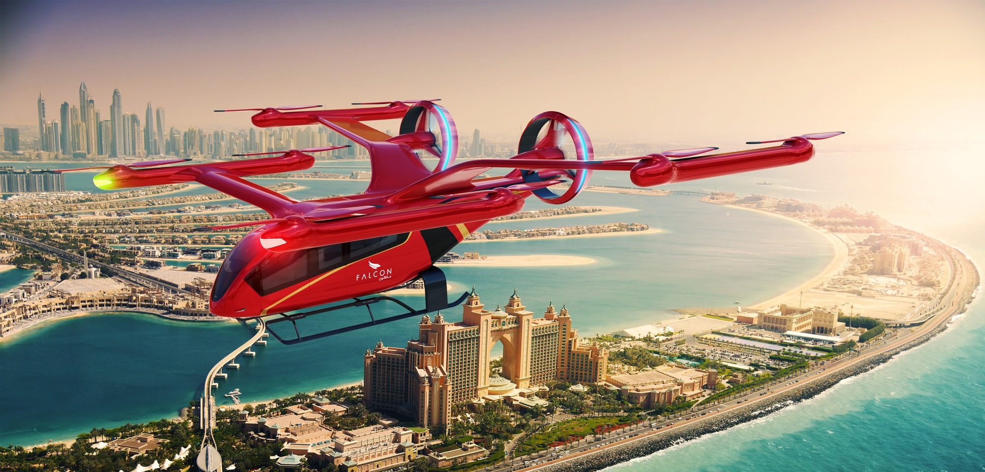 Eve and Falcon Aviation Services announce partnership to introduce eVTOL flights in Dubai