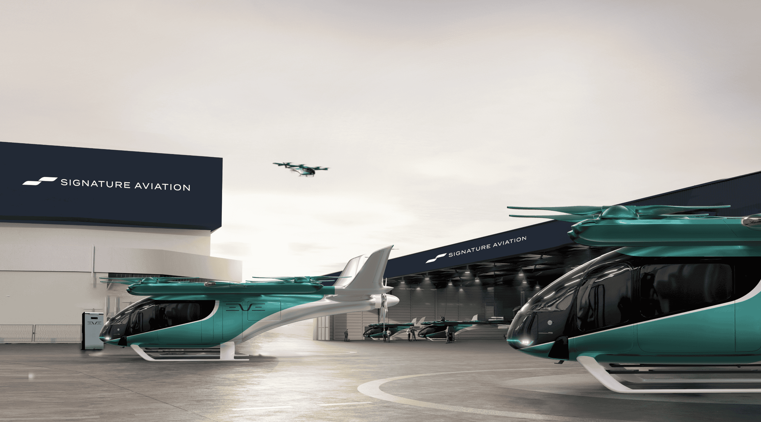 Eve Air Mobility and Signature Aviation Partner to Research Ecosystem Requirements and Services for Advanced Air Mobility Ground Operations